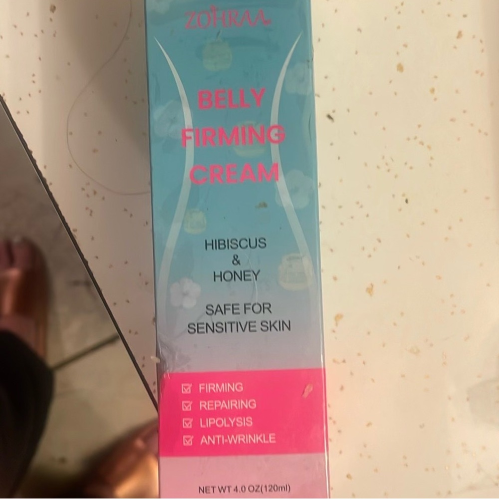 Belly firming cream. Hibiscus & Honey safe for sensitive skin 4.0oz